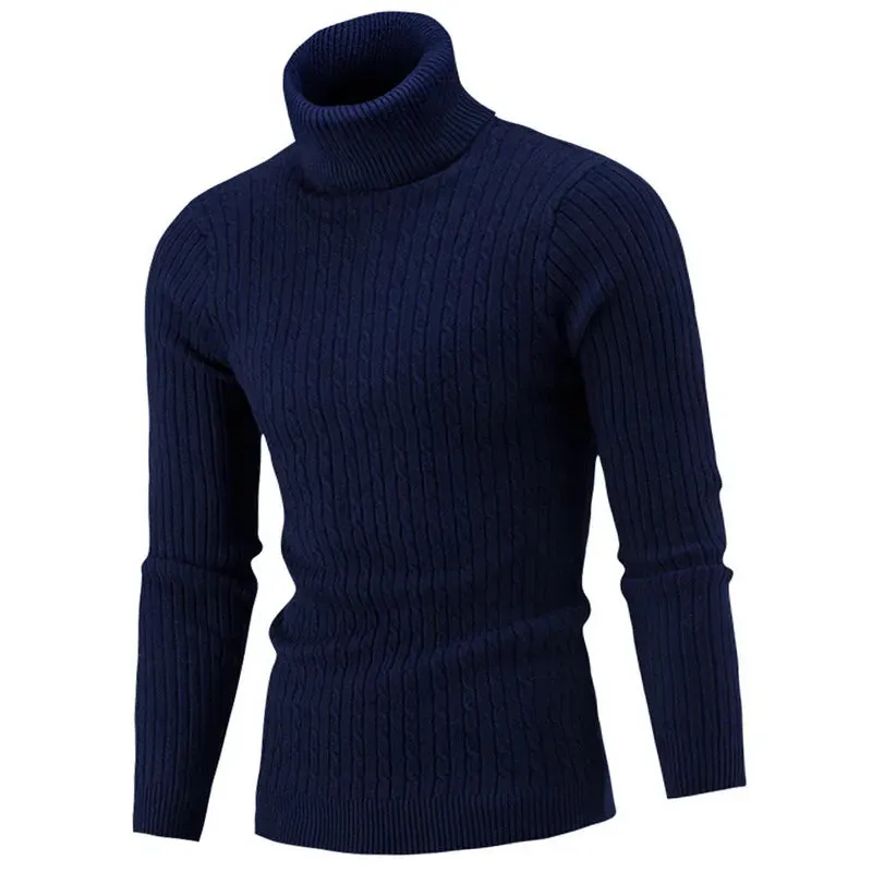 Autumn Winter Men's Turtleneck Sweater cho