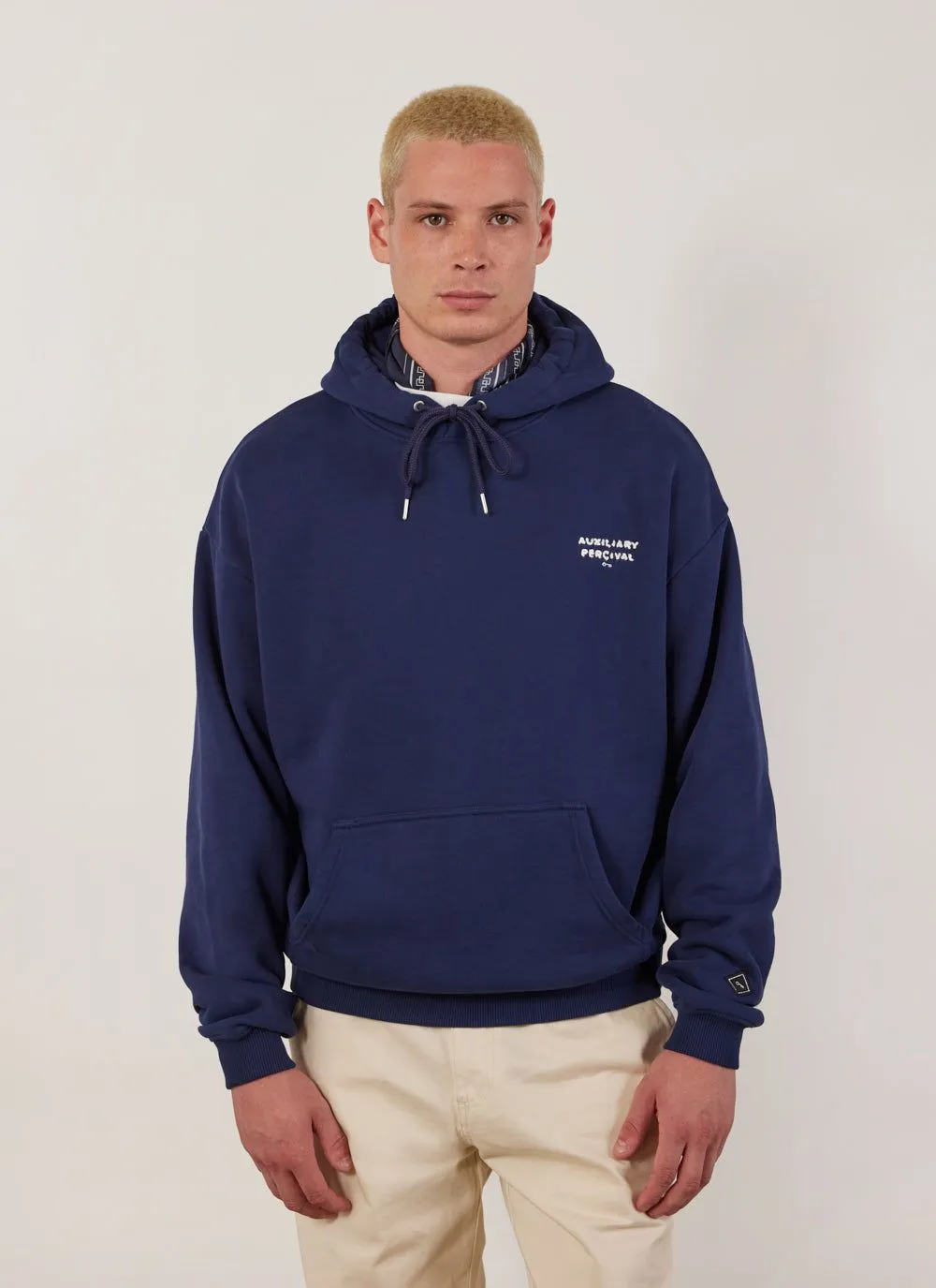 Auxiliary Hoodie 01 | Cotton | Navy