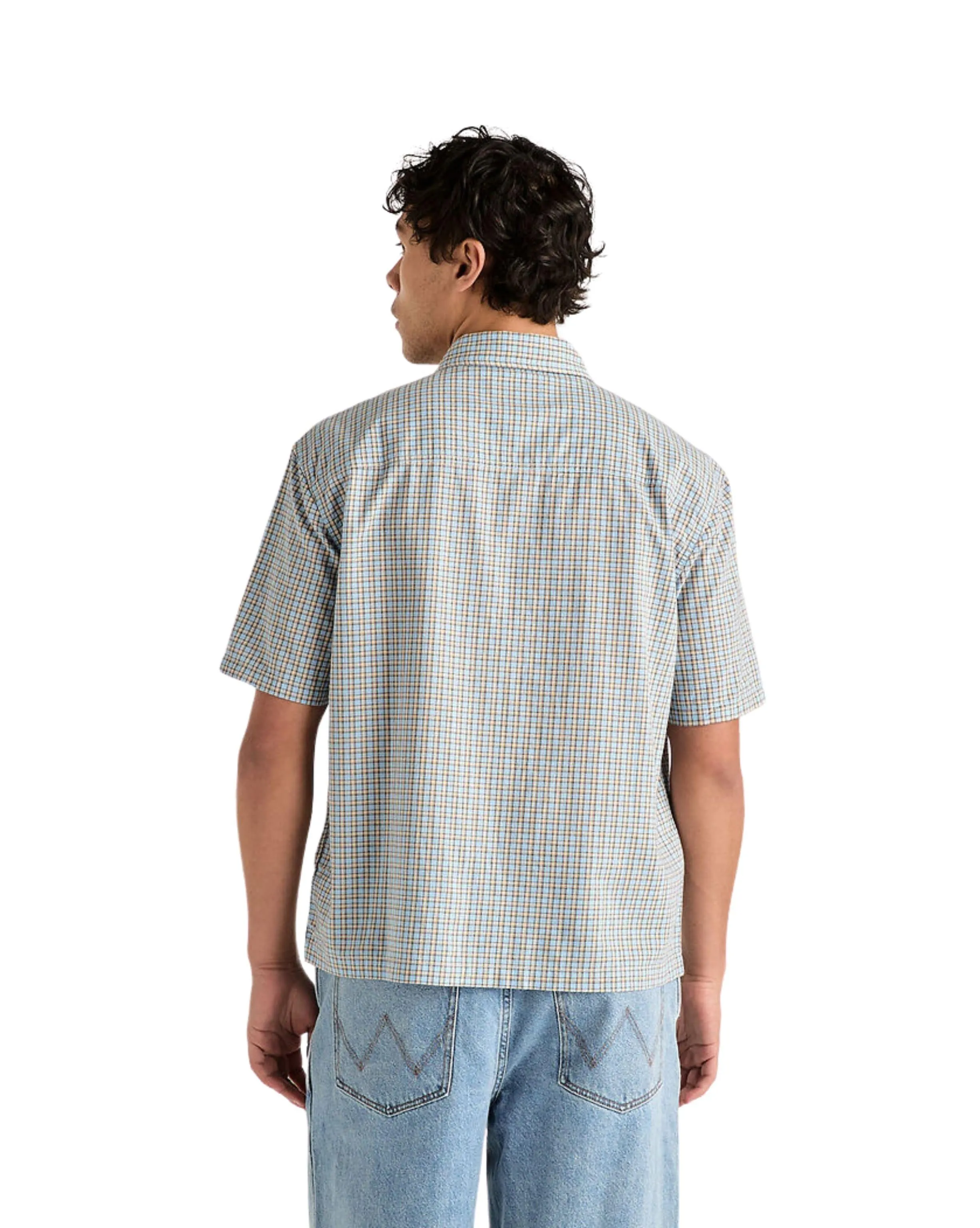 Boxcar Shirt Blue Check