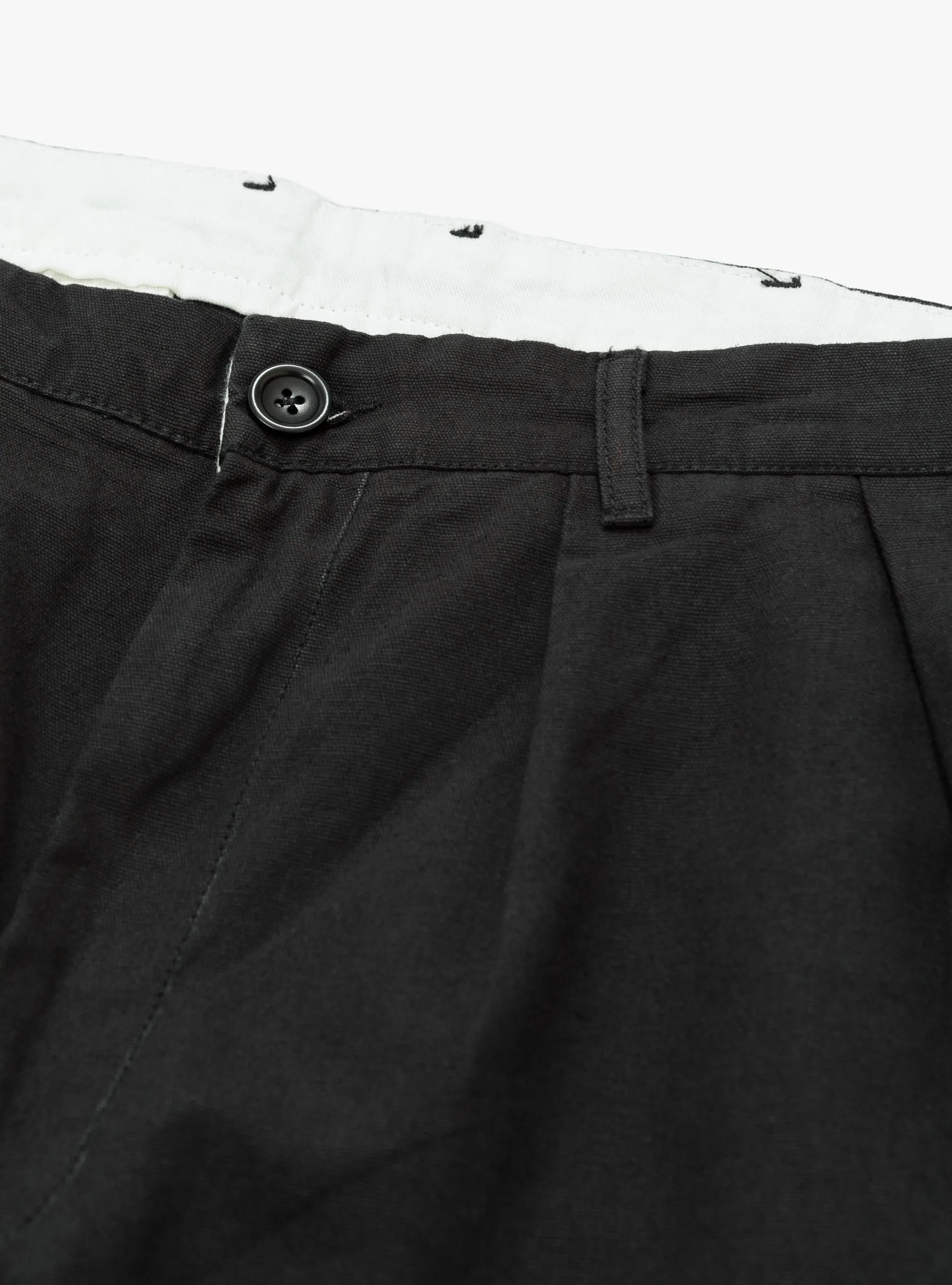 Canvas Part Timer Pants Black