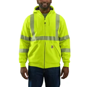 Carhartt Men's Hi-Vis Rain Defender® Thermal Lined Class 3 Sweatshirt