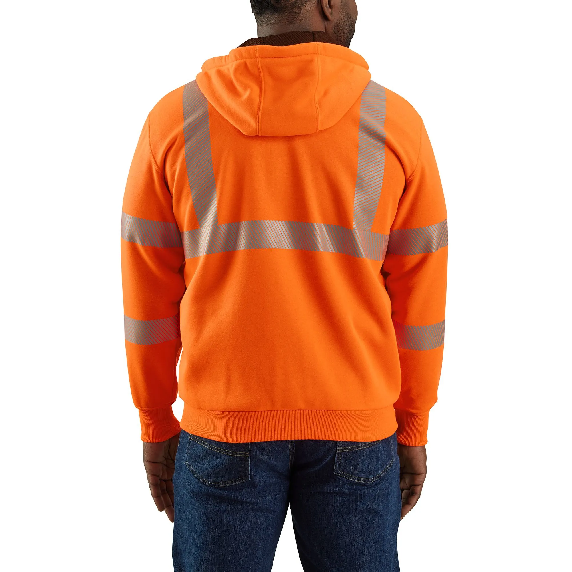 Carhartt Men's Hi-Vis Rain Defender® Thermal Lined Class 3 Sweatshirt