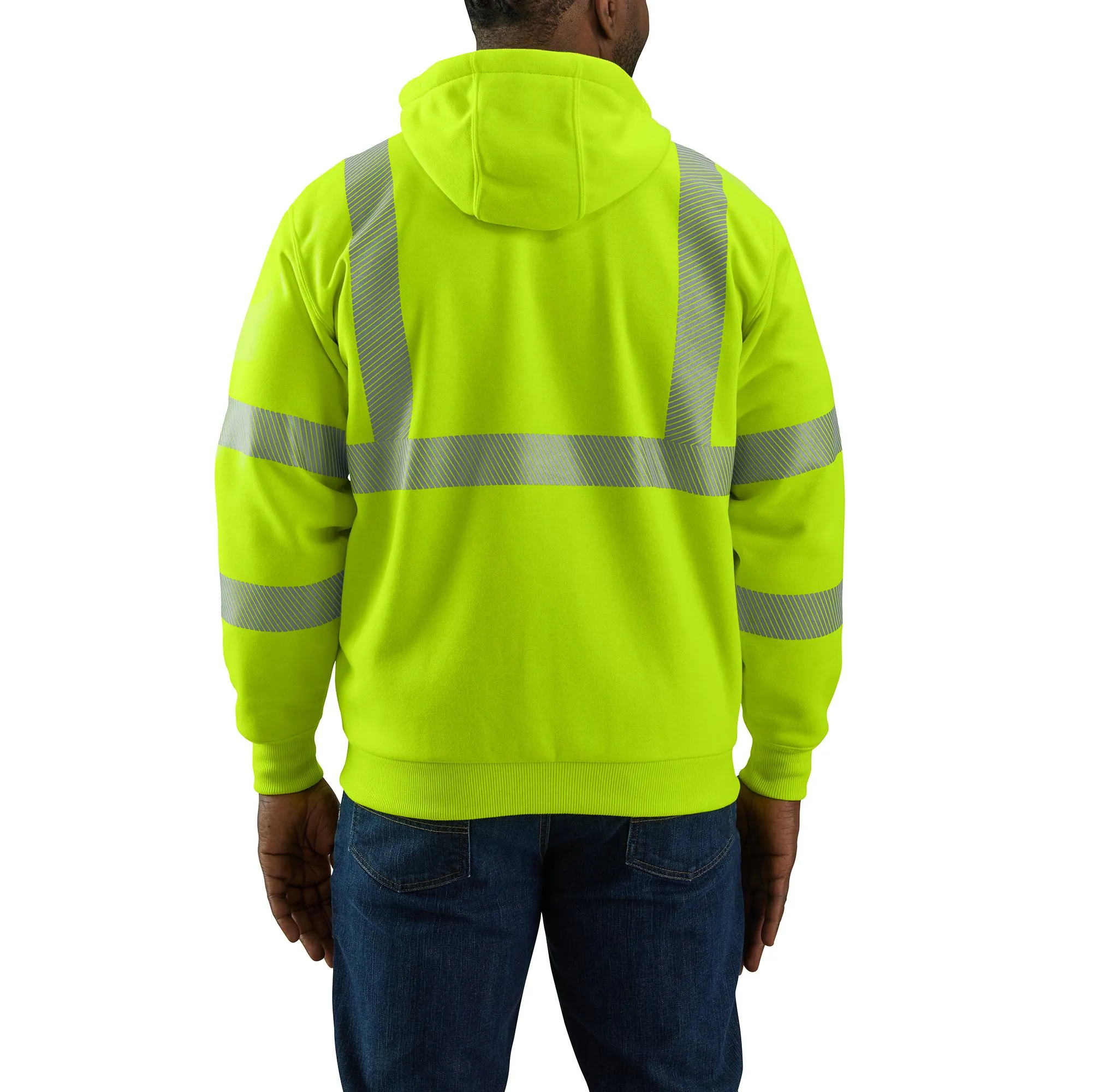 Carhartt Men's Hi-Vis Rain Defender® Thermal Lined Class 3 Sweatshirt