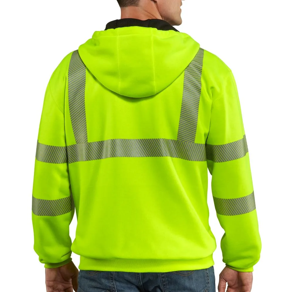 'Carhartt' Men's High-Visibility Class 3 Thermal Lined Sweatshirt - Brite Lime