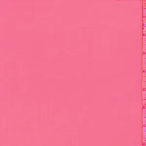 Day Glo Pink Double Brushed Jersey Knit Fabric