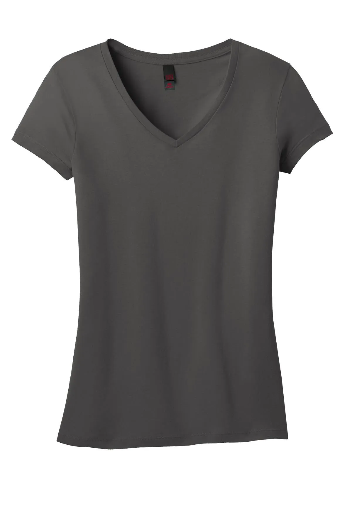 District Juniors Soft Wash V-Neck Tee. DT4501
