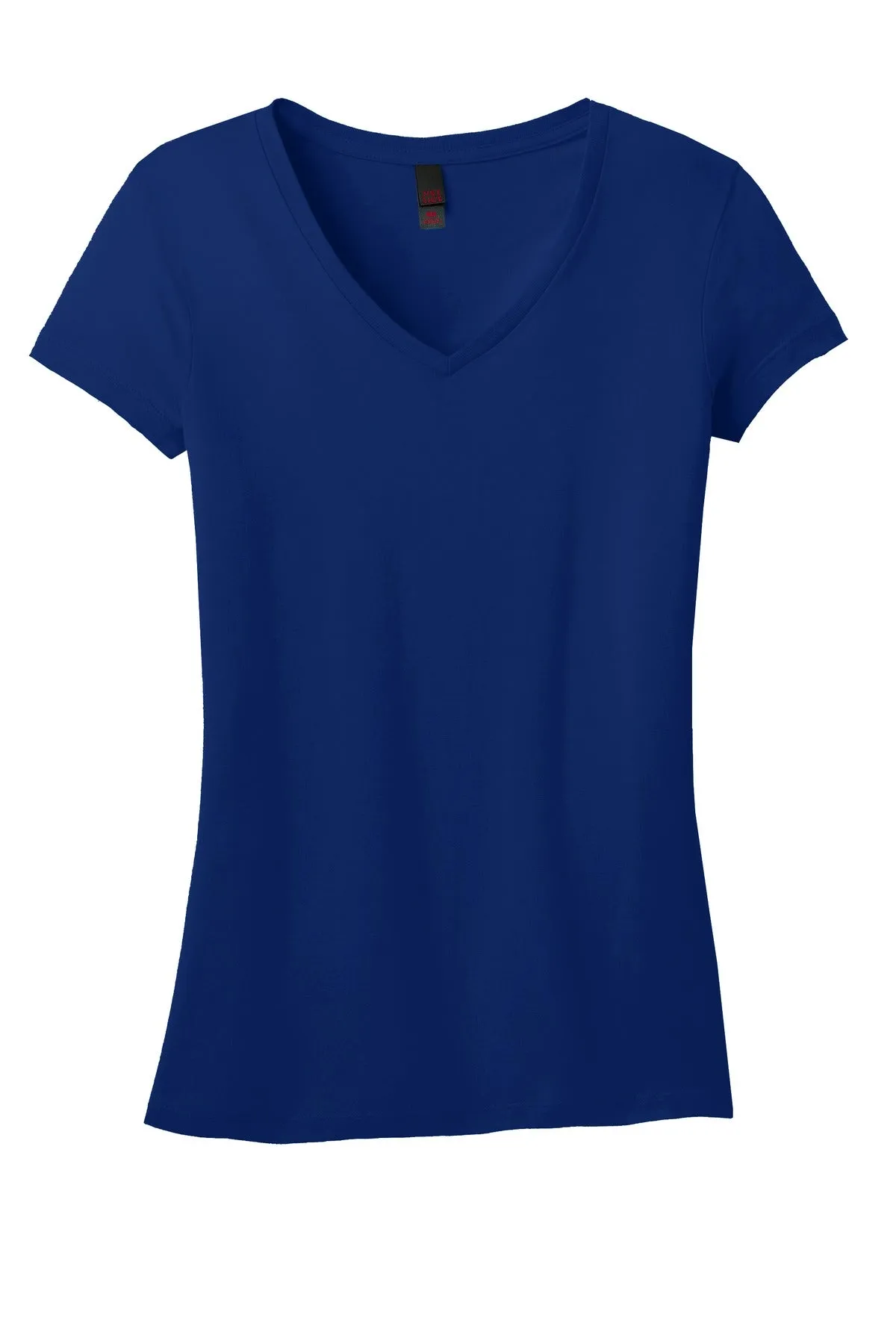 District Juniors Soft Wash V-Neck Tee. DT4501