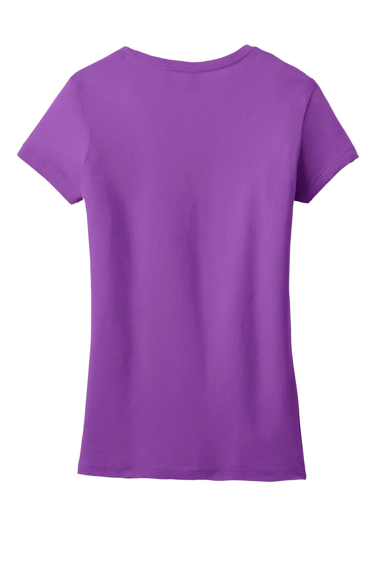 District Juniors Soft Wash V-Neck Tee. DT4501