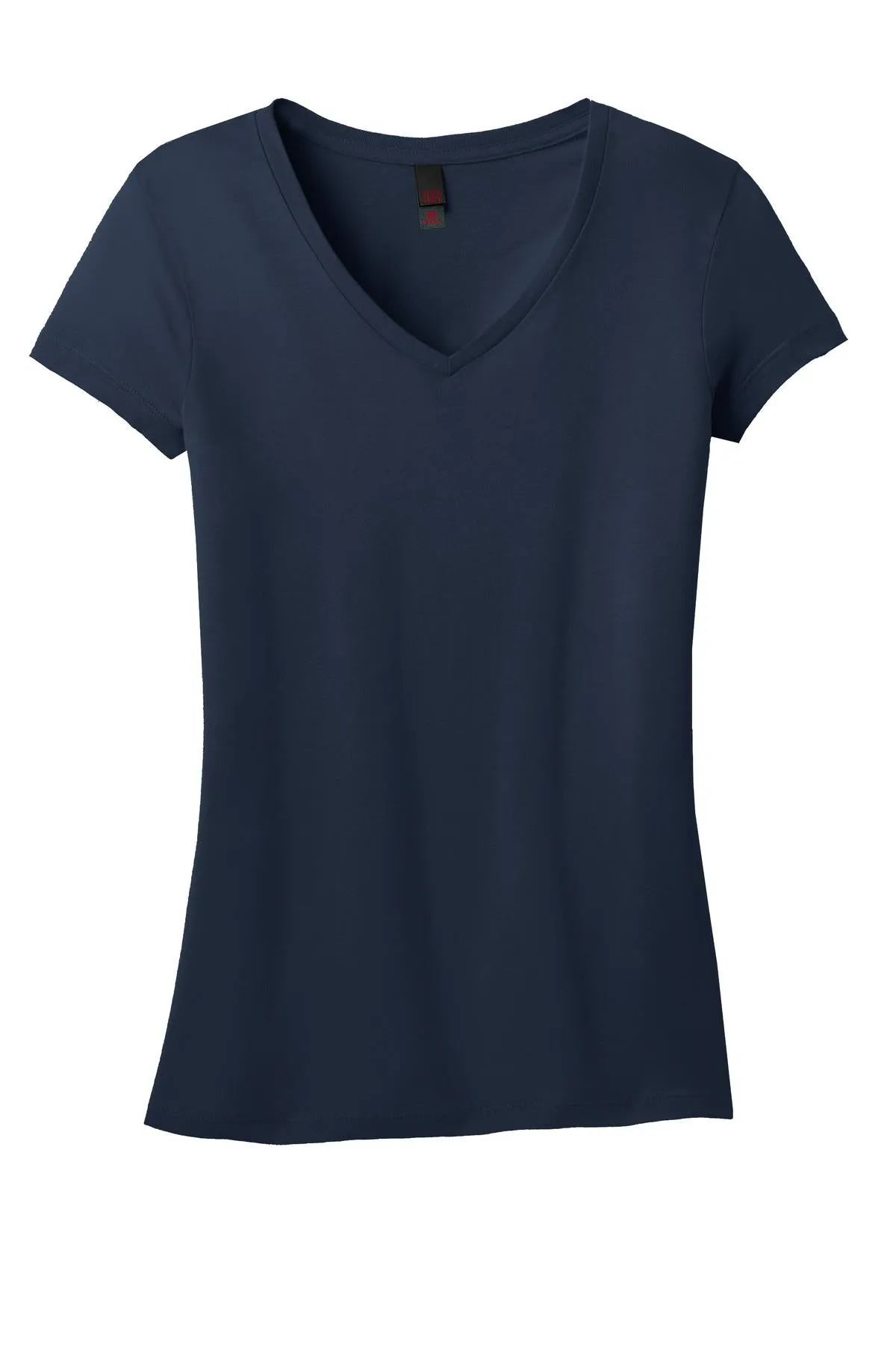 District Juniors Soft Wash V-Neck Tee. DT4501