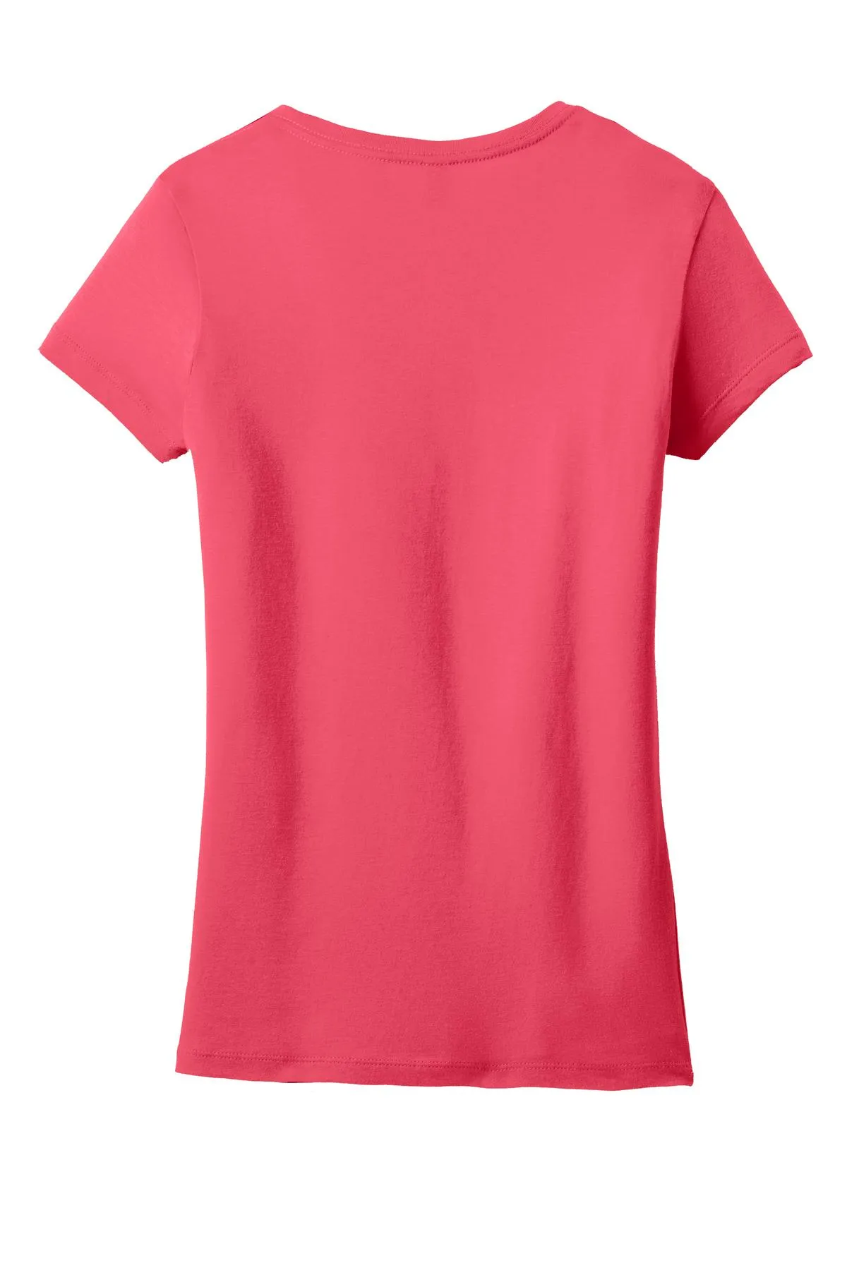 District Juniors Soft Wash V-Neck Tee. DT4501