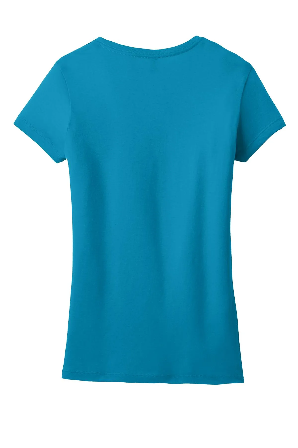 District Juniors Soft Wash V-Neck Tee. DT4501