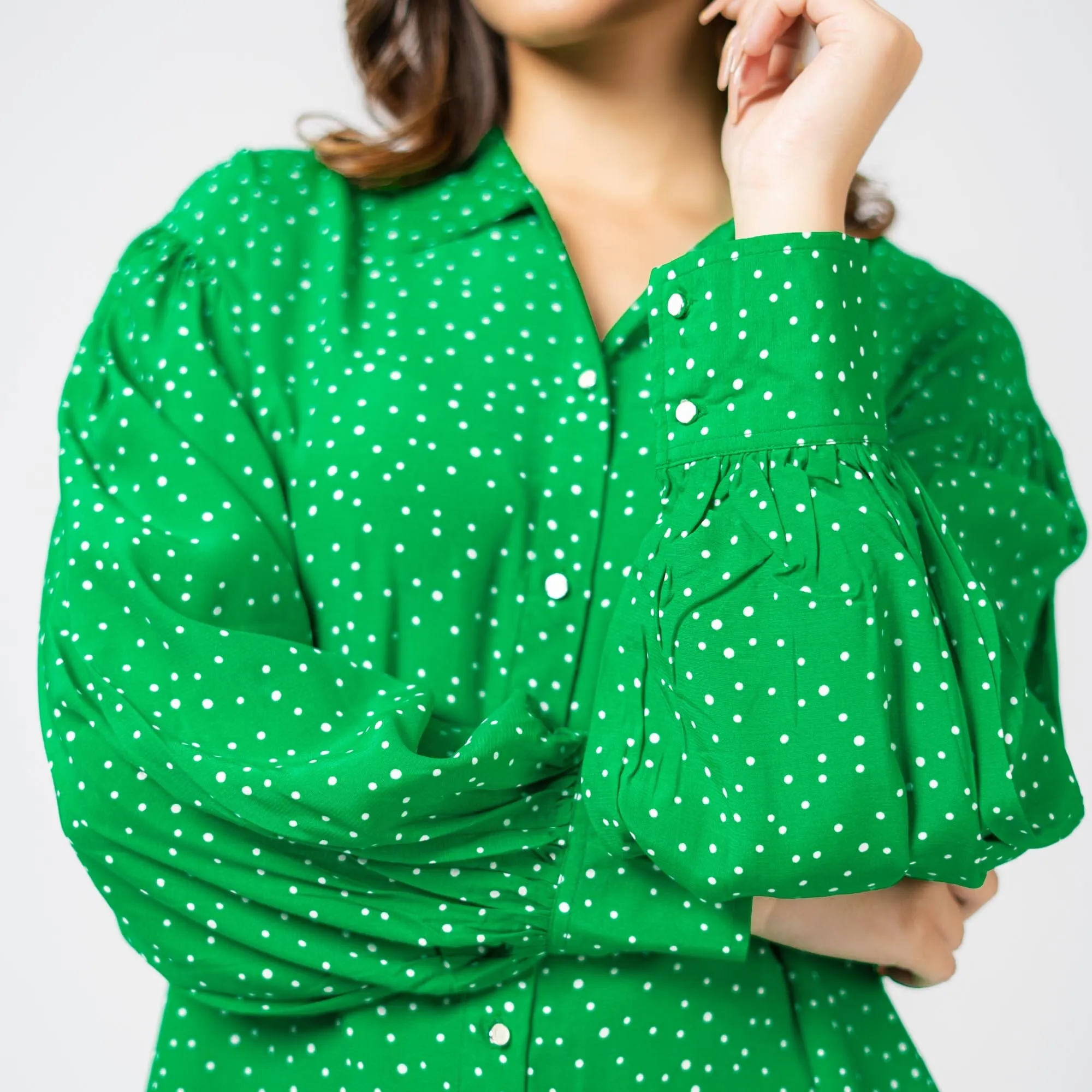 East West Women’s Polka Dot Printed CO-Ord Set
