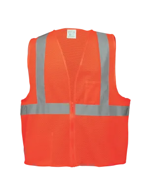 FrogWear® HV Lightweight Mesh Polyester Safety Vest - GLO-006