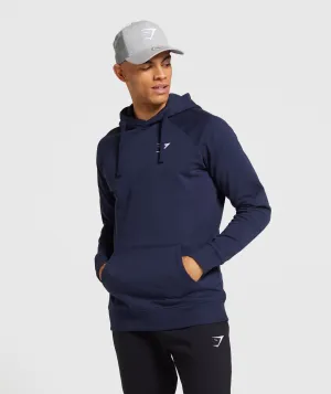 Gymshark Crest Hoodie - Dark Blue