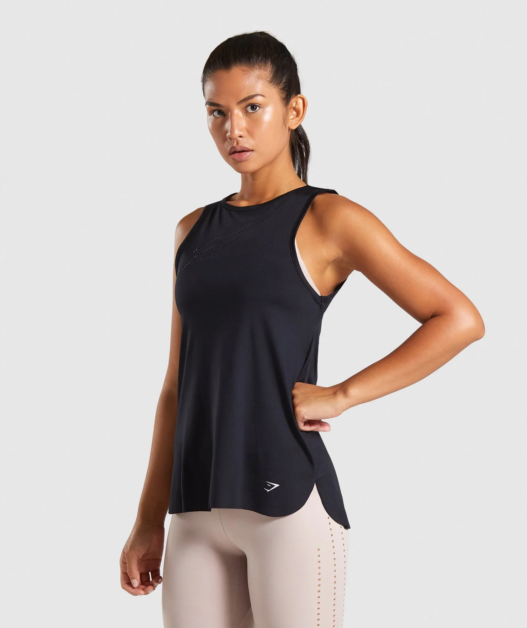 Gymshark Laser Cut Tank - Black