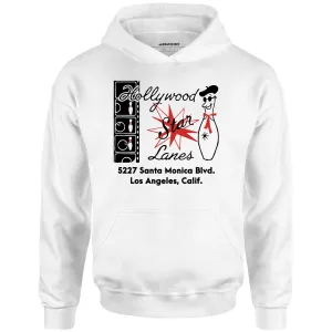 Hollywood Star Lanes - Los Angeles, CA - Vintage Bowling Alley - Unisex Hoodie