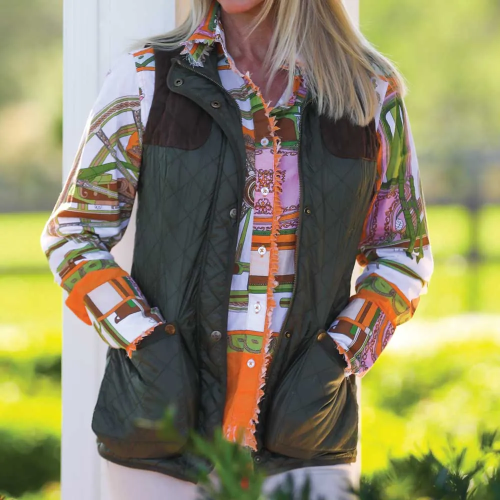 Huntress Quilted Vest with Gamebird Lining