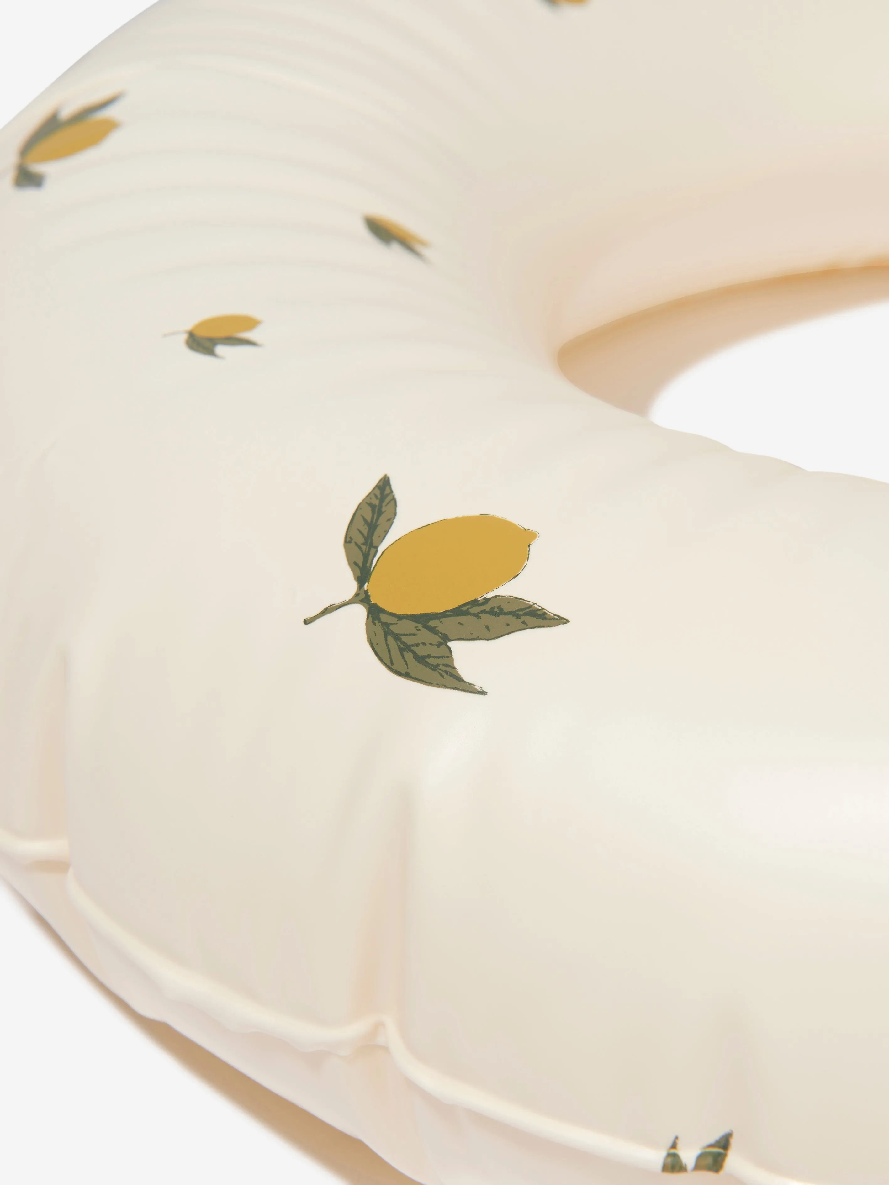 Konges Slojd Kids Lemon Swim Ring in Ivory
