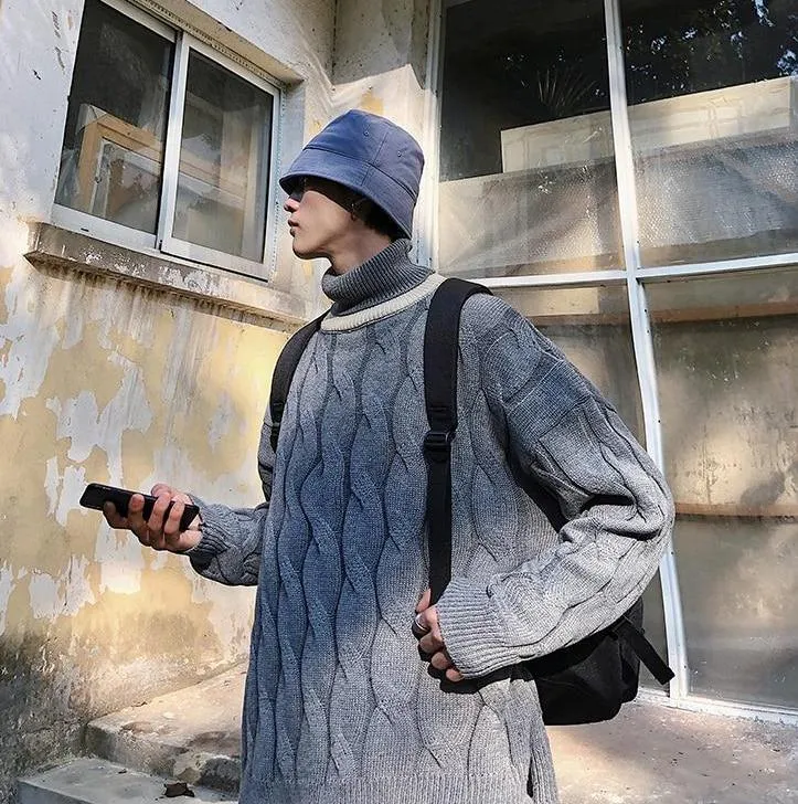 [Korean Style] High-Quality Cashmere Turtleneck Knit