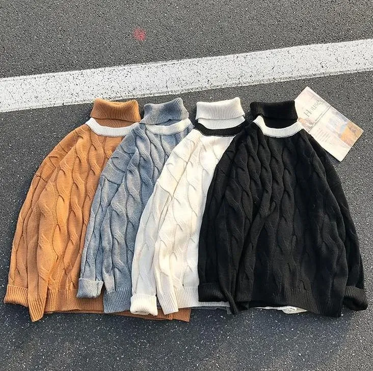 [Korean Style] High-Quality Cashmere Turtleneck Knit