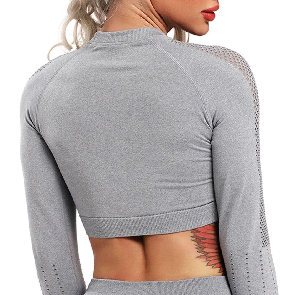 Long Sleeve Yoga Workout Top