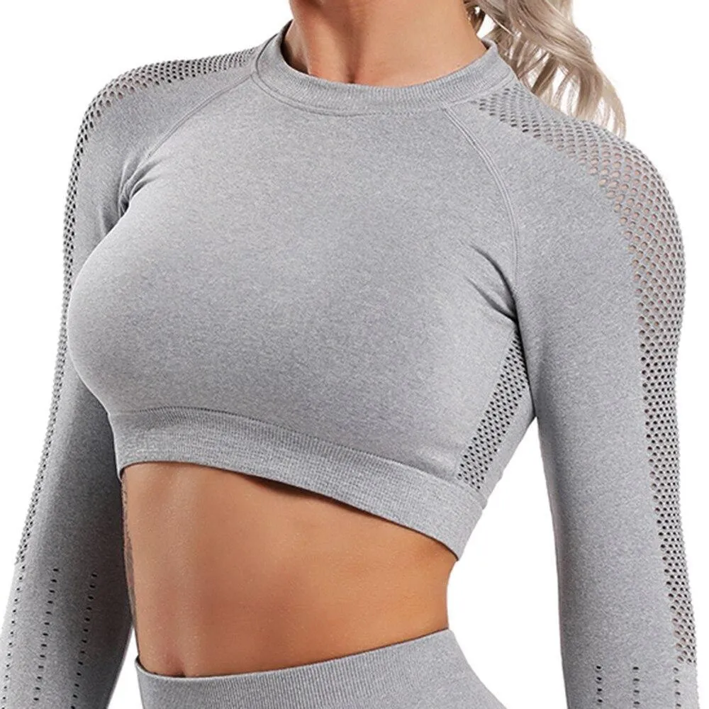 Long Sleeve Yoga Workout Top