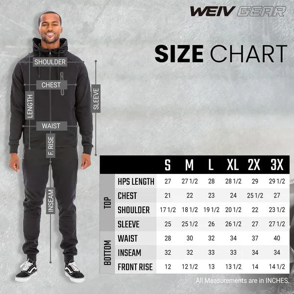 Men's Active Wear Light Grey Zipper Jacket & Pants Tracksuit