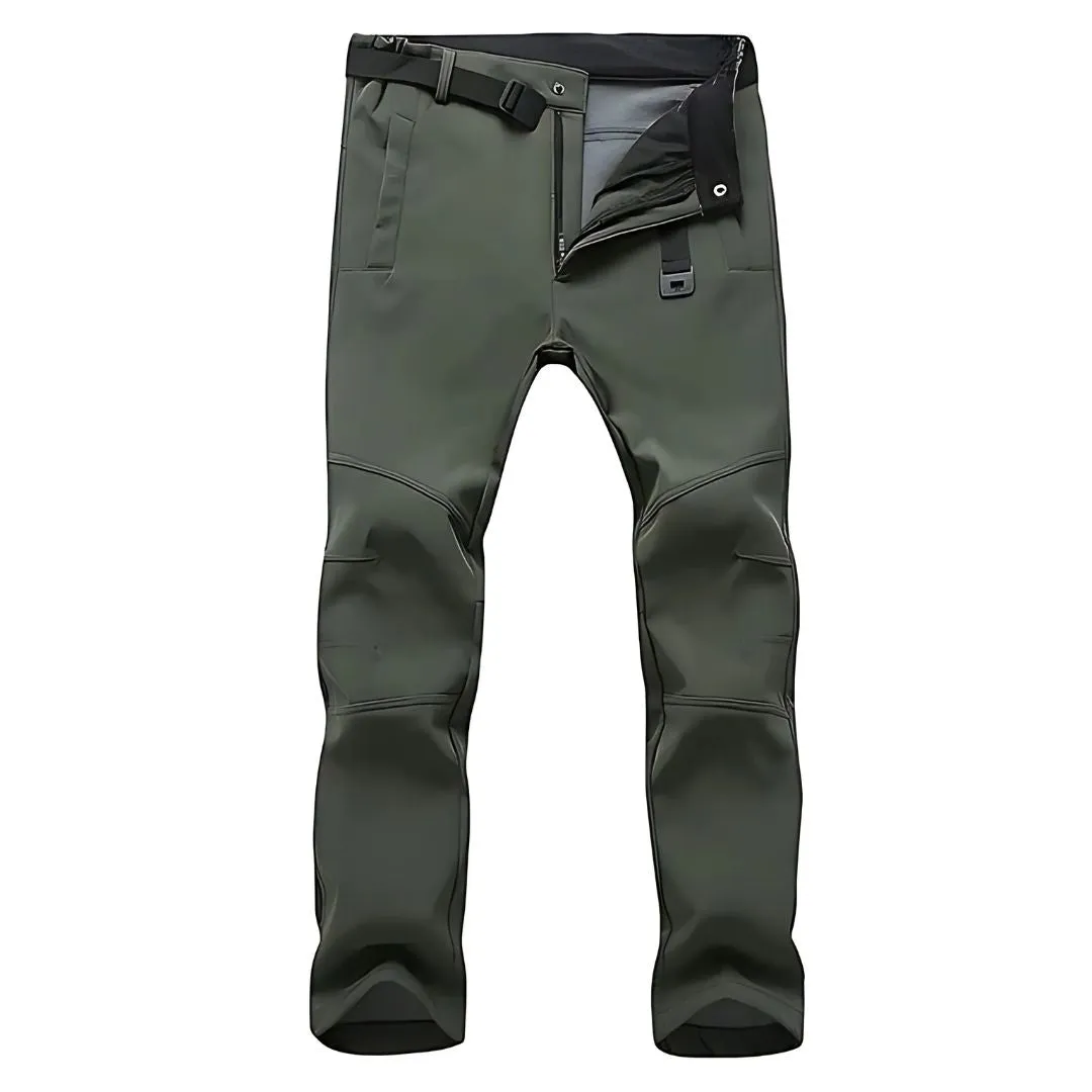 Men's Winter Fleece Waterproof Hiking Pants