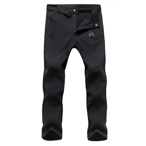 Men's Winter Fleece Waterproof Hiking Pants