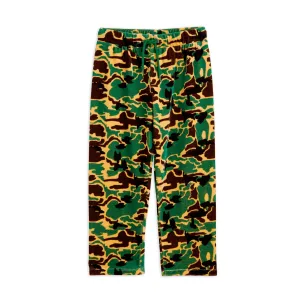 MINI RODINI - Camo Velour Trousers
