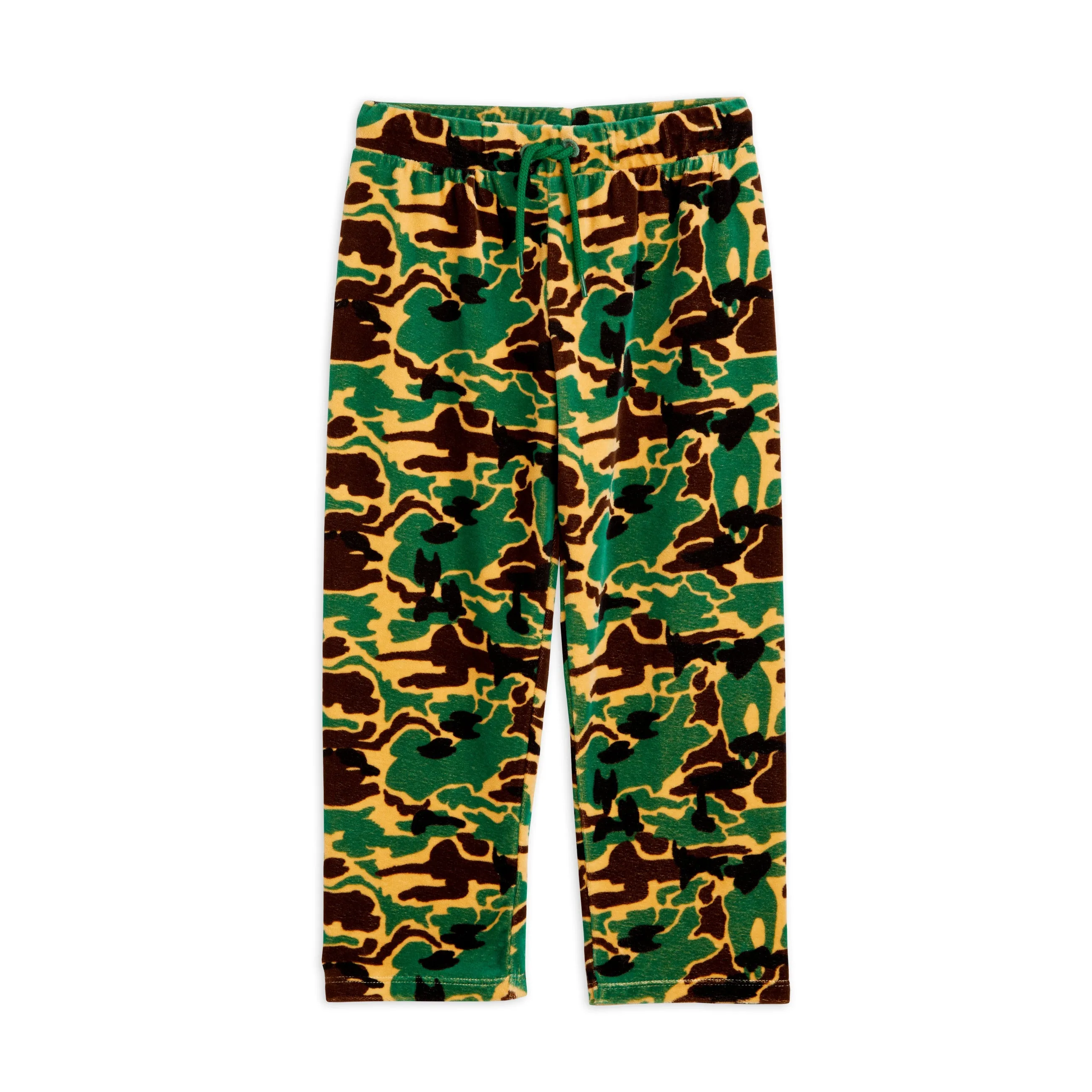 MINI RODINI - Camo Velour Trousers