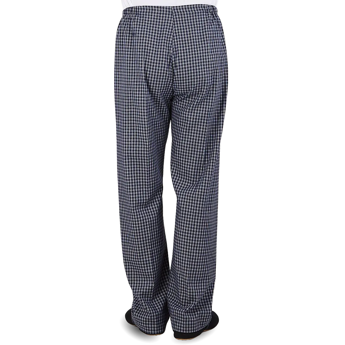 Navy Checked Cotton Classic Fit Pyjamas