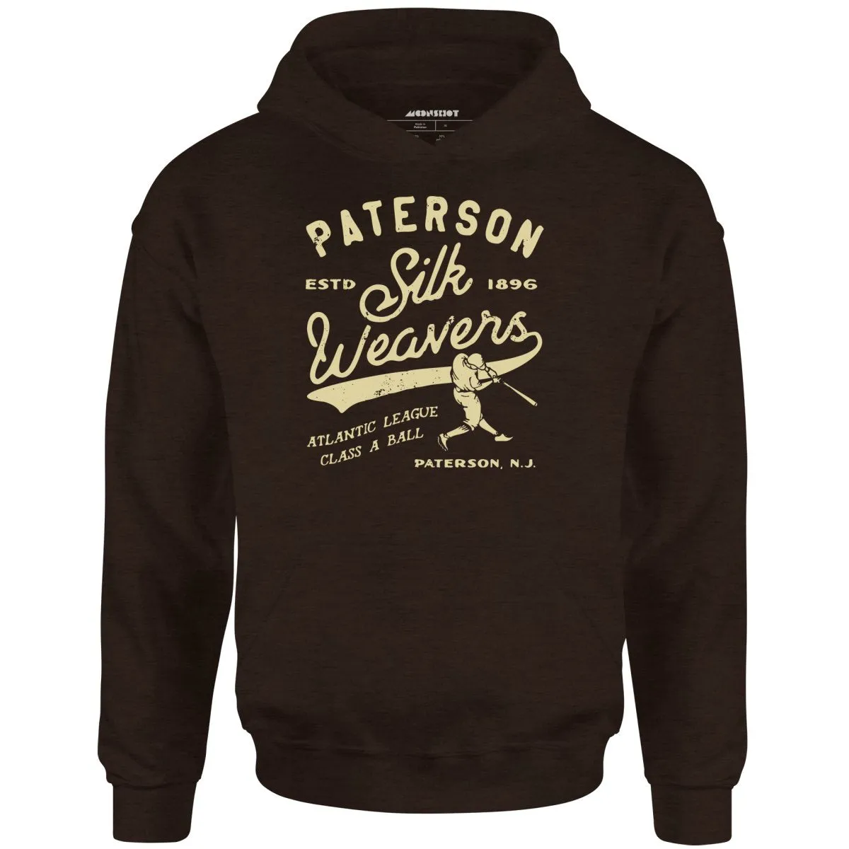 Paterson Silk Weavers - New Jersey - Vintage Defunct Baseball Teams - Unisex Hoodie