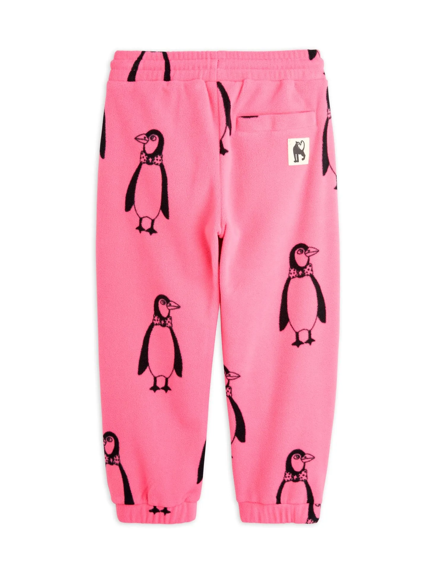 Penguin Fleece Joggers (Pink)