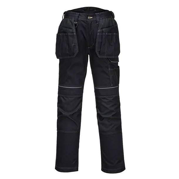 Portwest Black Holster Work Trousers Size 34 - BA188-34