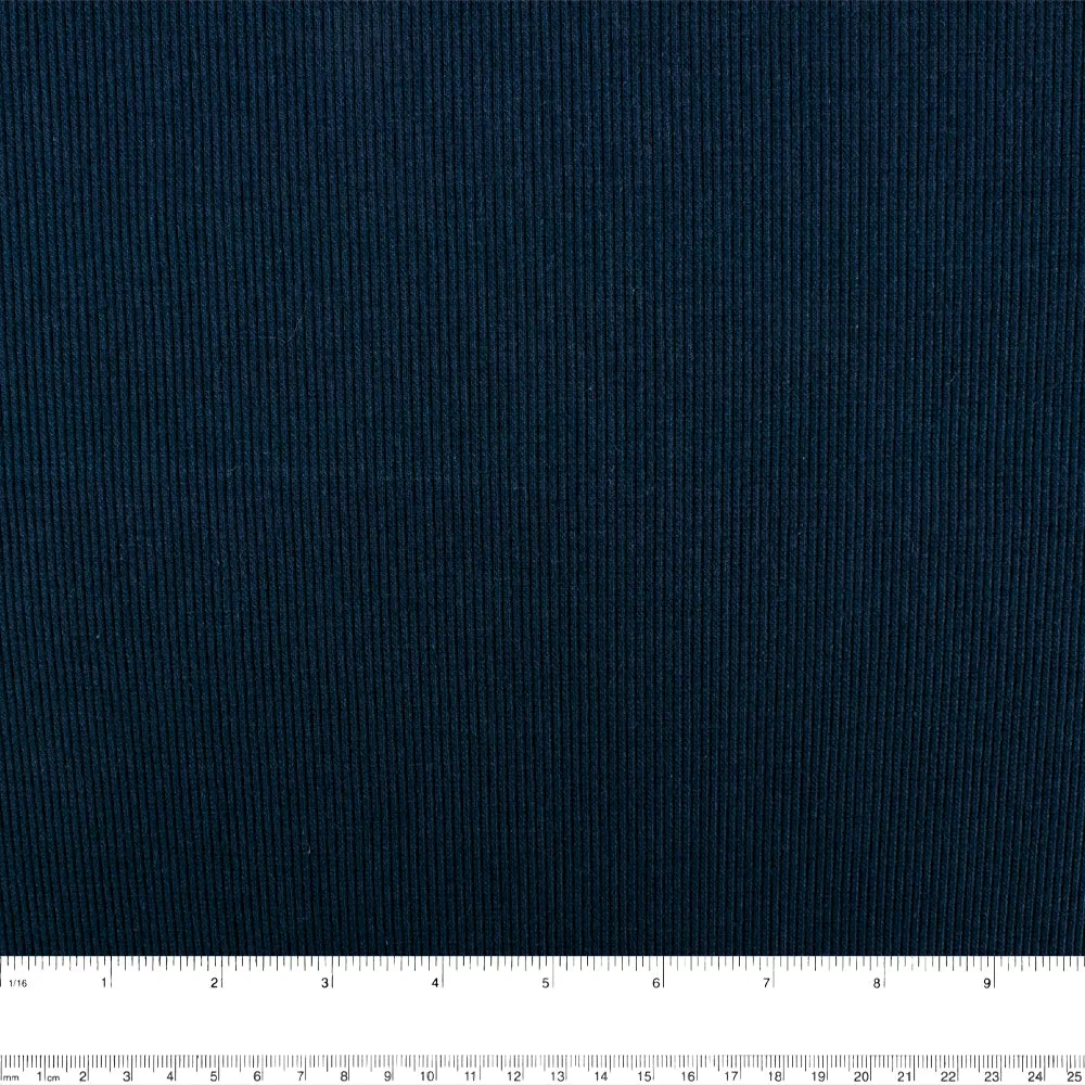 Rib Knit - 2X1 - Navy