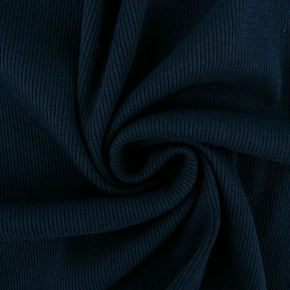 Rib Knit - 2X1 - Navy