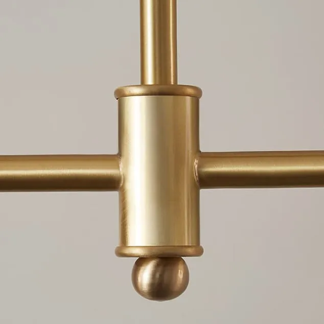 RISTA Brass Chandelier