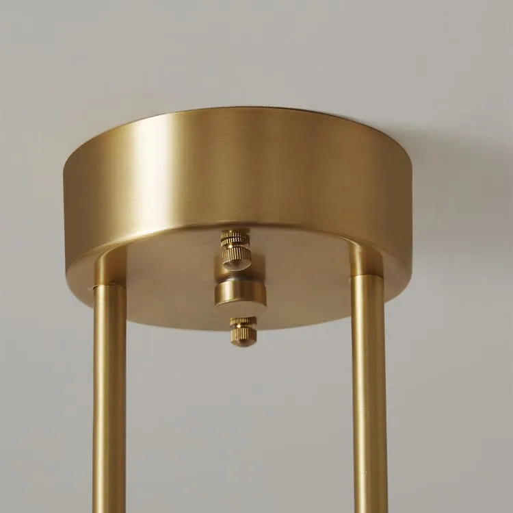 RISTA Brass Chandelier
