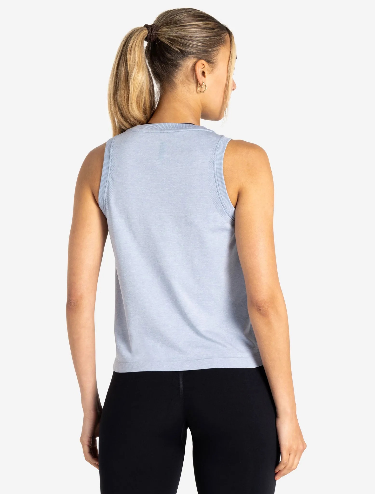 Seamless Tank - Blue Marl