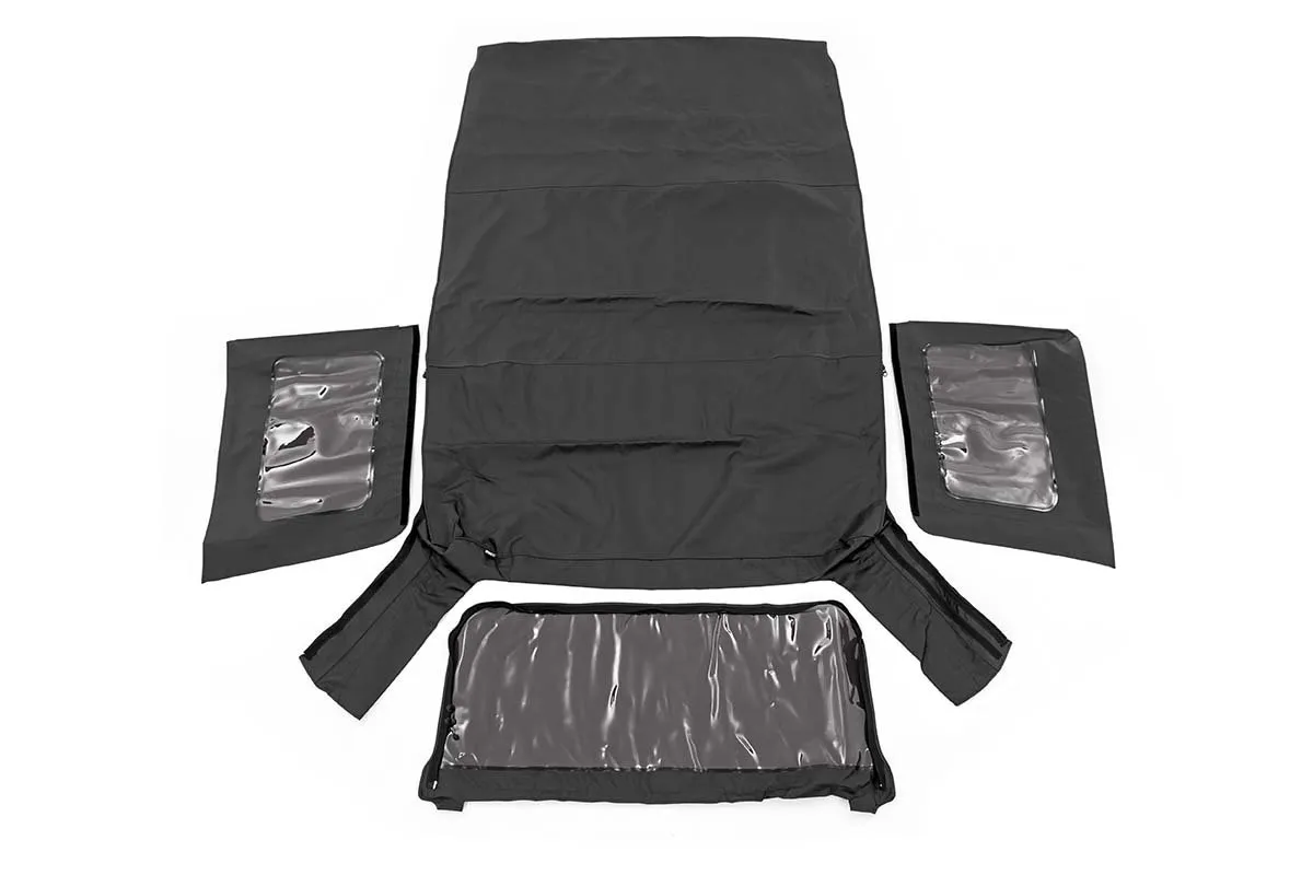 Soft Top - Replacement - Black - 4 Door - Jeep Wrangler JK (07-09)