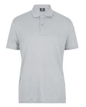 Strellson - Draven  Linen Polo, Silver