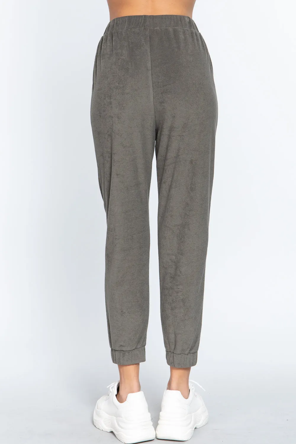 Terry Towelling Long Jogger Pants