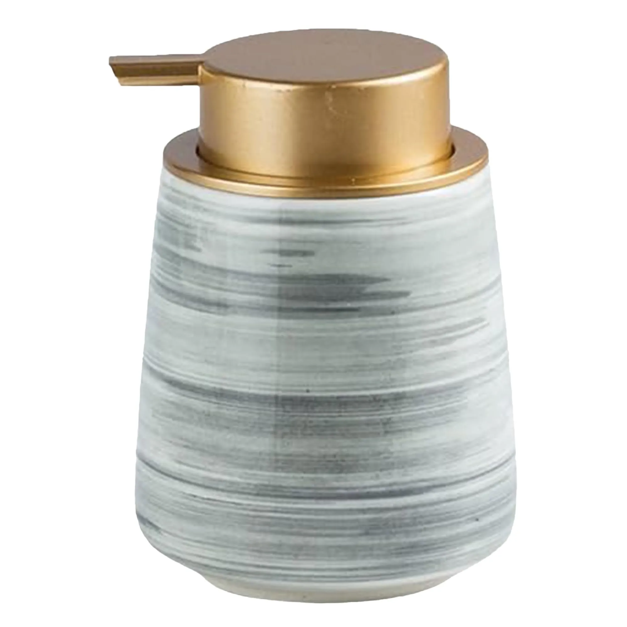 The Better Home 430ML Grey Ceramic Soap Dispenser for Bathroom | Bathroom Accessories | Handwash Dispenser | Liquid Soap Dispenser for Kitchen | Handwas Bottle | Hand Wash Dispensers Pump