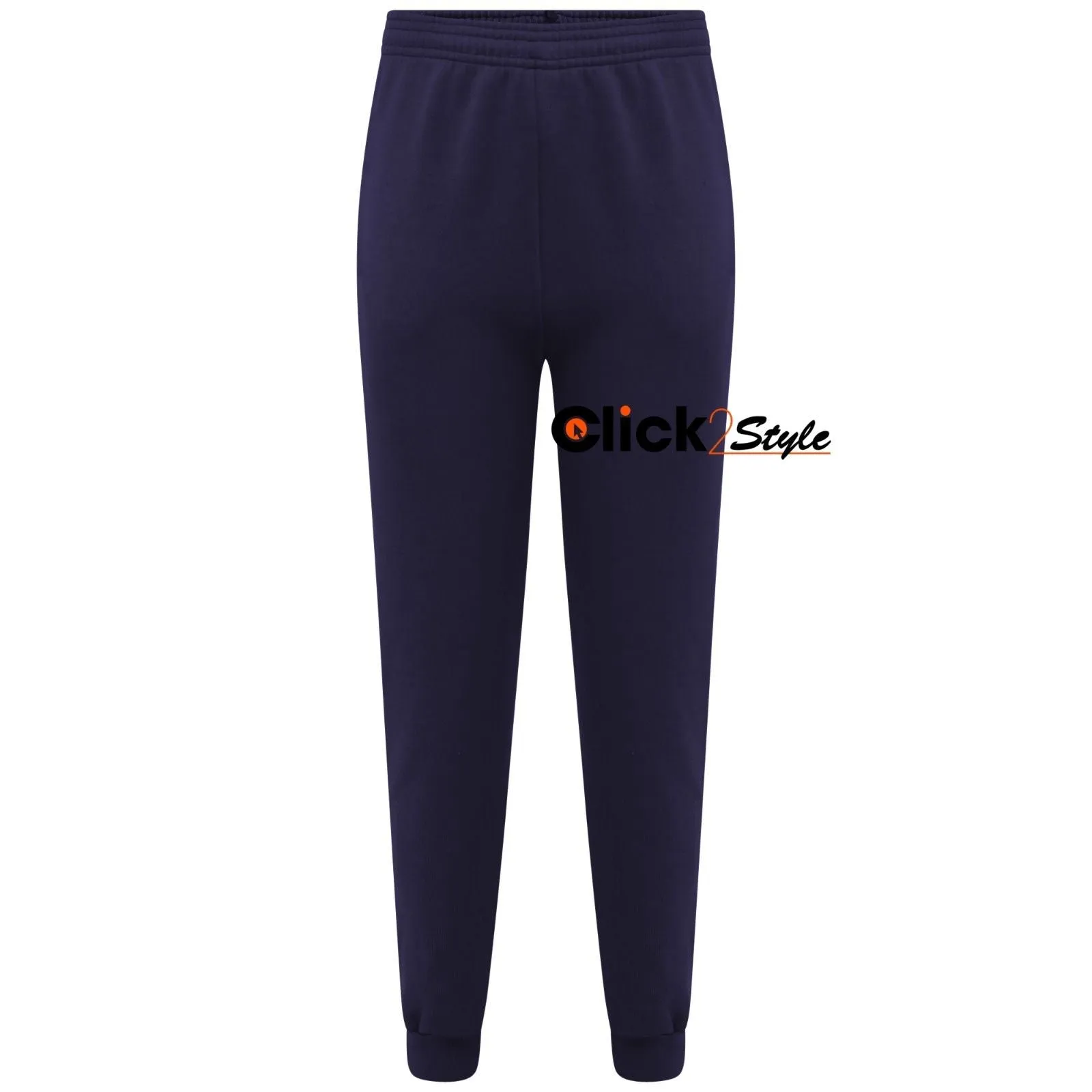 Unisex Boys Girls Fleece PE Gym School Jogging Bottoms Trousers Joggers Pants -Navy Blue