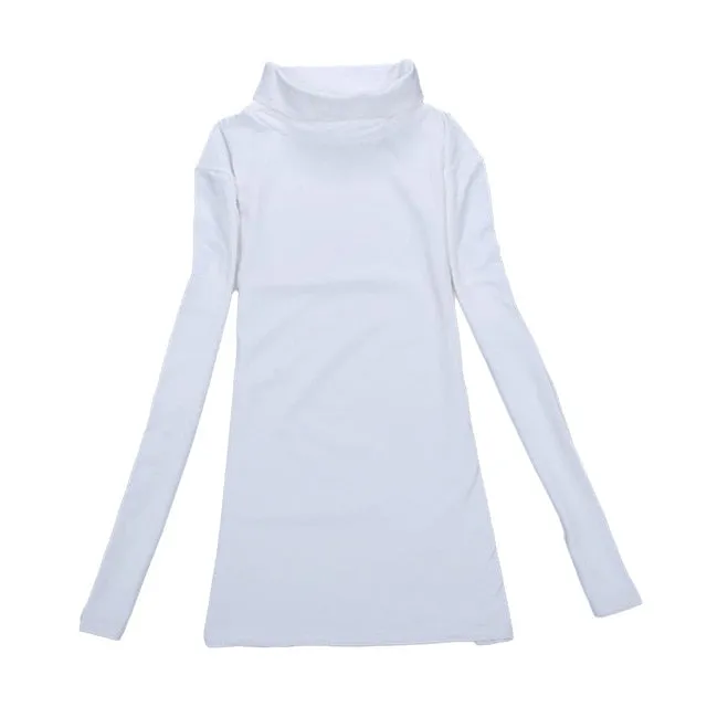 VenusFox Wool Turtleneck Jumper Long Sleeve Basic Tops