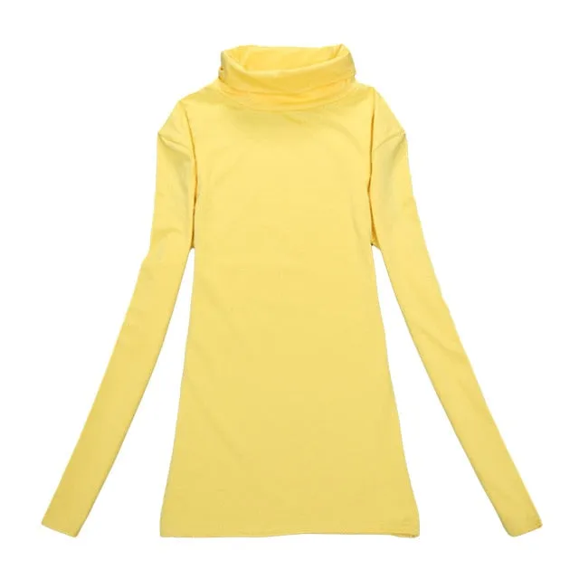 VenusFox Wool Turtleneck Jumper Long Sleeve Basic Tops
