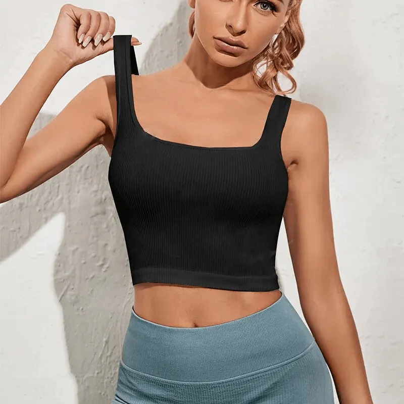 Women's Breathable Seamless Sports Top with Pushup Effect - SF1612