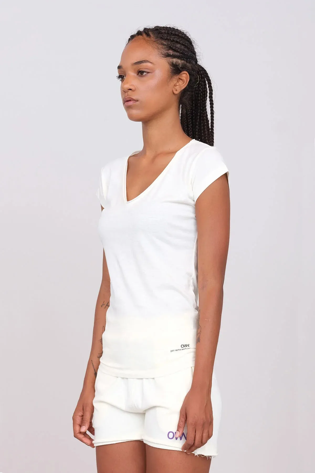 Women's Soft V-Neck T-Shirt Butter