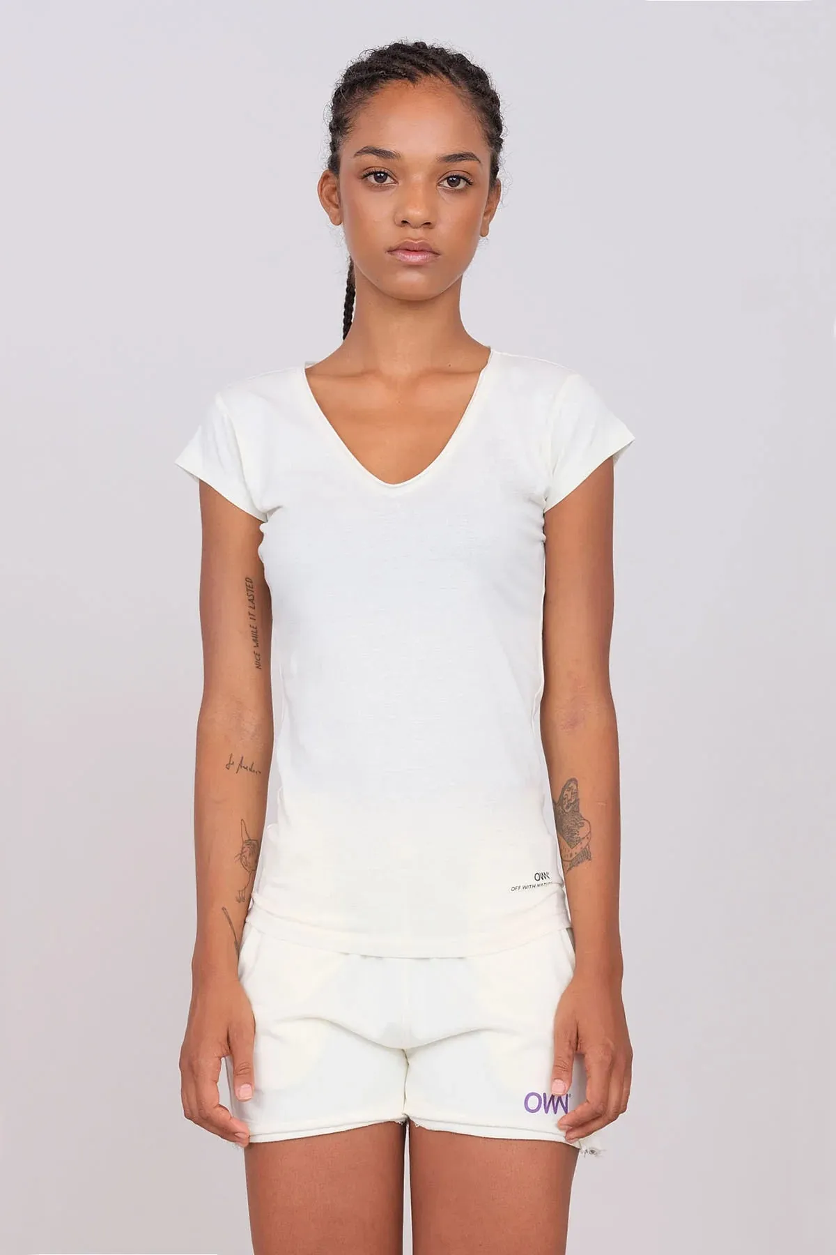 Women's Soft V-Neck T-Shirt Butter